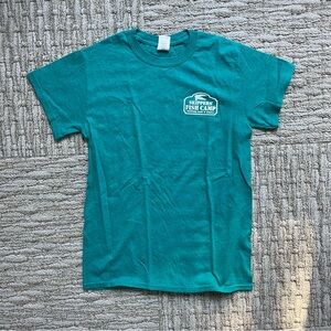 Teal Skippers Fish Camp Georgia T-Shirt